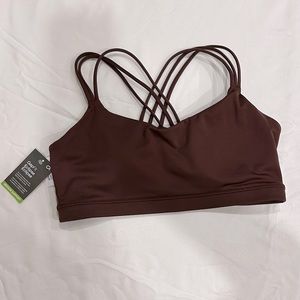 Gapfit Eclipse Brown Sports Bra NWT
